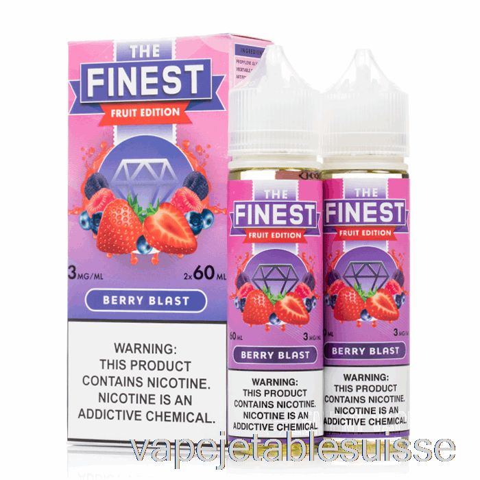 Vape Suisse Berry Blast - La Plus Belle édition Fruitée - 120 Ml 3 Mg